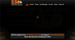 Desktop Screenshot of bbisportsgroup.com